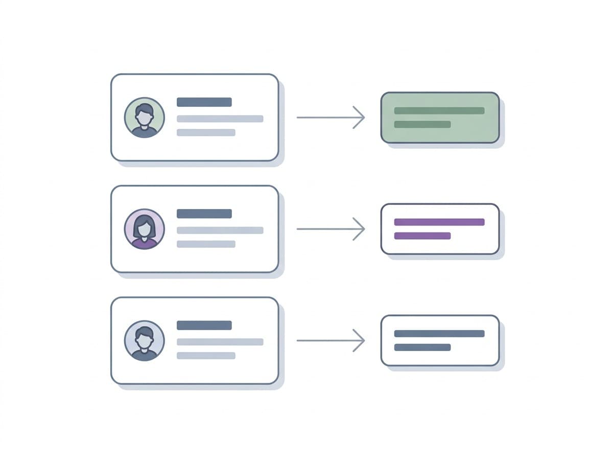 A list of leads, each turning into a drafted message ready to send